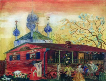  Mikhailovich Pintura al %C3%B3leo - Museo de Arte Shostakovich Boris Mikhailovich Kustodiev